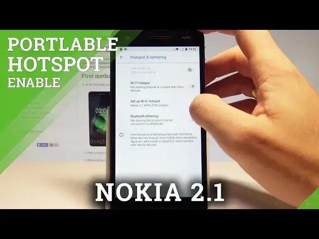 'Video thumbnail for How to Enable Portable Hotspot on NOKIA 2.1 - Share Wi-Fi  |HardReset.Info'