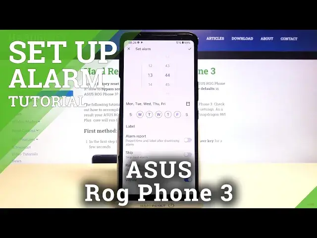'Video thumbnail for How to Set Up Alarm Clock in ASUS ROG Phone 3?'