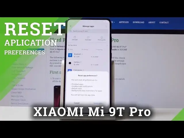 'Video thumbnail for How to Reset App Preferences on XIAOMI Mi 9T Pro - Restore Original App Settings'