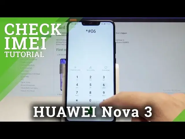 'Video thumbnail for How to Check IMEI on HUAWEI Nova 3 - Find Serial Number'
