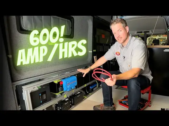 'Video thumbnail for Off-Grid Camper Van Power System Layout: Optimizing Space without Compromising Adventure!'