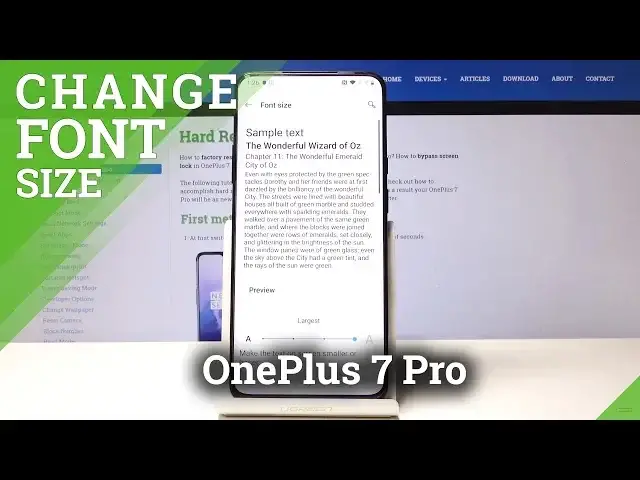 'Video thumbnail for How to Change Font Style in OnePlus 7 Pro - Update Display Size'