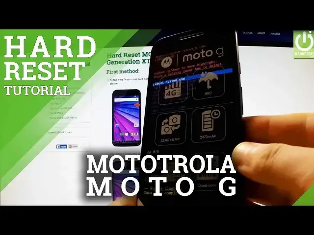 'Video thumbnail for Cómo hacer un Hard Reset del MOTOROLA Moto G 3rd Generation - Restablecimiento De Fabrica'