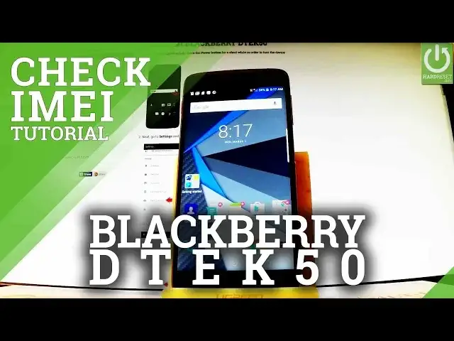 'Video thumbnail for How to Check IMEI in BLACKBERRY DTEK50 - IMEI Information'
