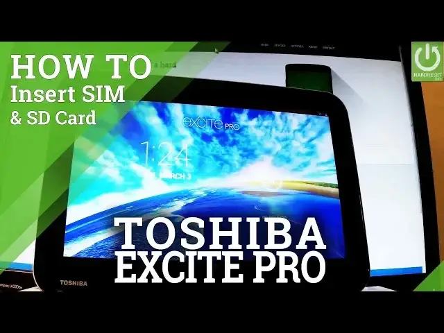 'Video thumbnail for How to Insert SIM & SD in TOSHIBA Excite Pro 10.1 - Set Up SIM & SD'