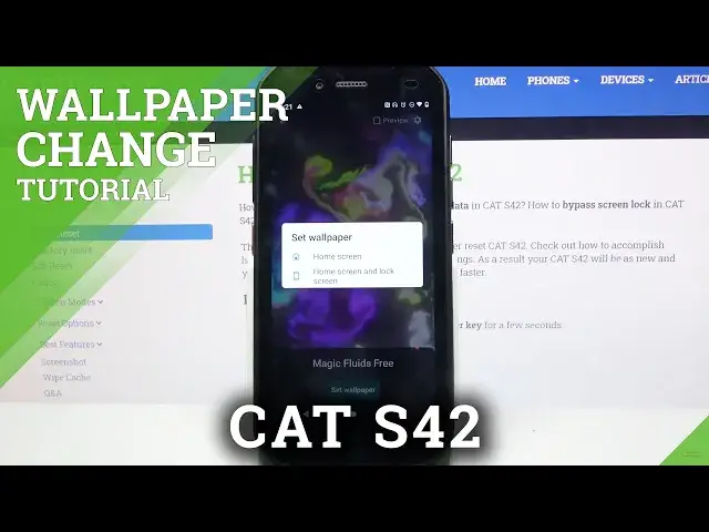 'Video thumbnail for How to Apply Live Wallpaper in Cat S42 - Magic Fluids'