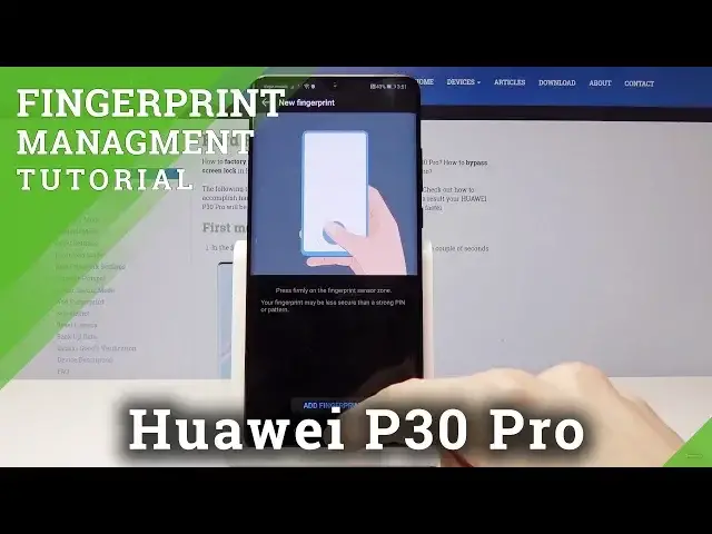 'Video thumbnail for How to Add a Fingerprint in HUAWEI P30 Pro - Screen Protection'