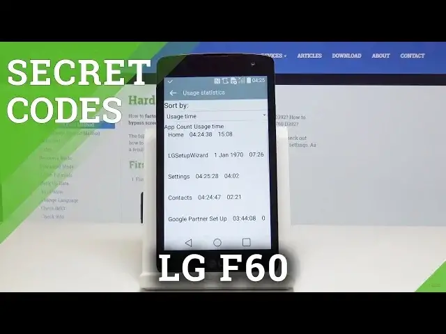 'Video thumbnail for Secret Codes for LG F60 - Discover Hidden LG Modes'