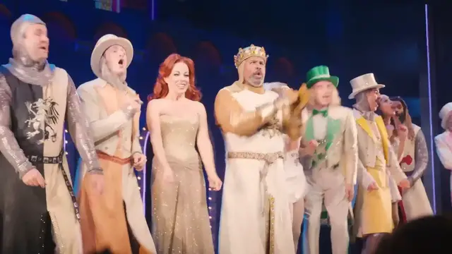 'Video thumbnail for Video: SPAMALOT Cast Finds Their Grail on Opening Night'