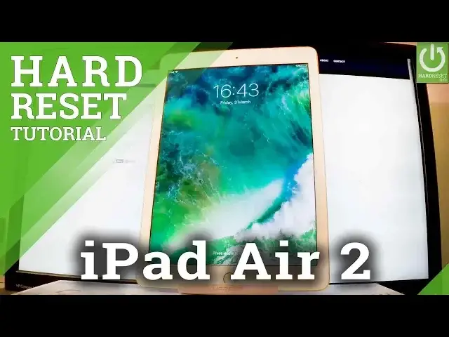 'Video thumbnail for How to Hard Reset APPLE iPad Air 2 - Restore Factory Settings / iOS Format'