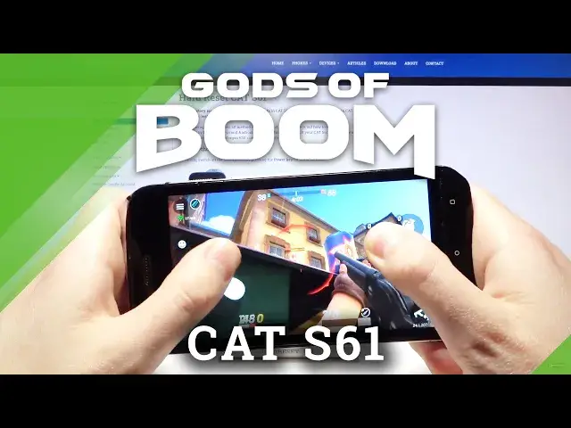 'Video thumbnail for Test Game Gods of Boom on CAT S61 | Snapdragon 630 | 4GB RAM | Gameplay - FPS Check'