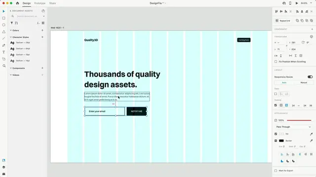 'Video thumbnail for ADOBE XD 3D WEBSITE TUTORIAL - Adobe XD & Adobe Dimension'