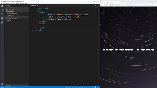 'Video thumbnail for Animated Text Reveal Tutorial'