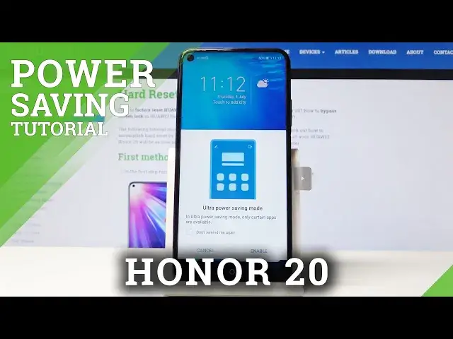 'Video thumbnail for How to Enable Power Saving Mode in Honor 20 - Low Power Solution'