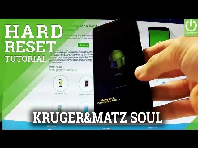 'Video thumbnail for Hard Reset KRUGER&MATZ Soul - Format in Recovery Mode'