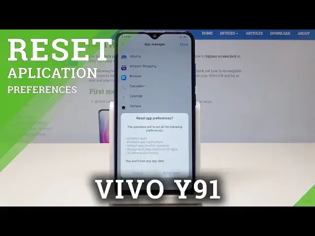 'Video thumbnail for How to Restore App Settings in VIVO Y91 - Reset App Preferences'