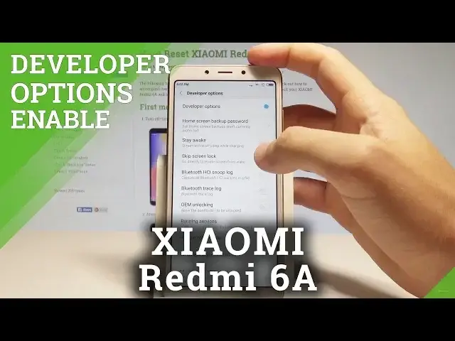 'Video thumbnail for How to Enable Developer Options XIAOMI Redmi 6A - Allow OEM Unlock |HardReset.Info'