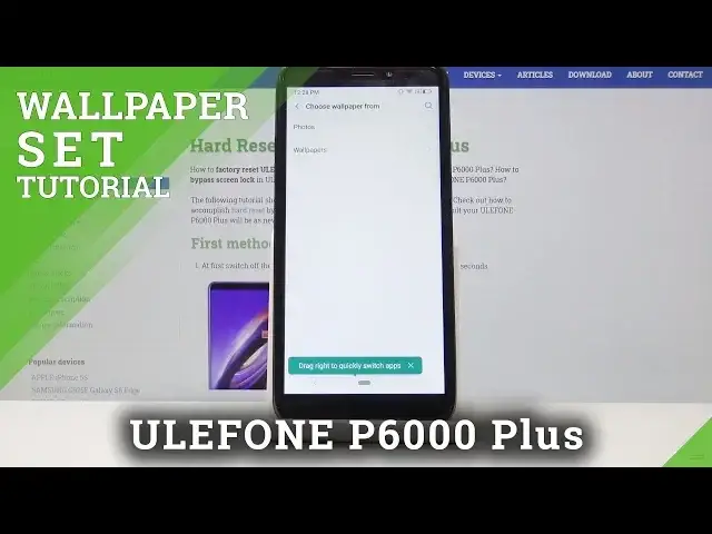 'Video thumbnail for How to Set Up Wallpaper in ULEFONE P6000 Plus - Change Wallpaper'