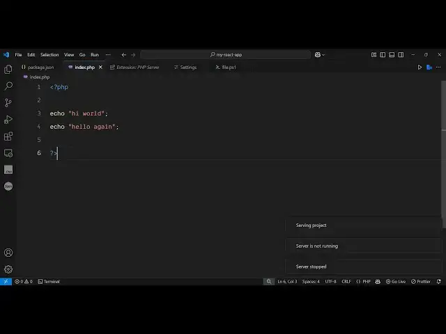 'Video thumbnail for How to Fix PHP ERROR Could not find PHP executable | How to run PHP with Live Server in VS Code'