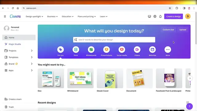 'Video thumbnail for How To Customize Canva Template Size (Very Simple)'