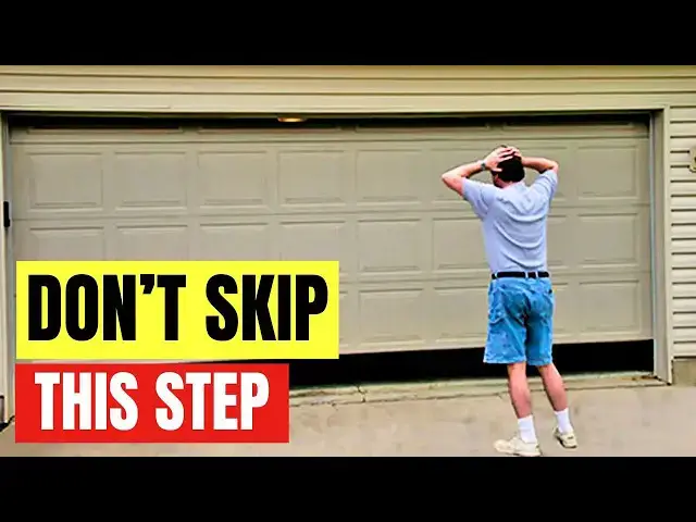 'Video thumbnail for Garage Door Framing - the Right Way - Don't Skip this Step!'