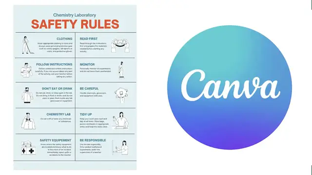 'Video thumbnail for How to Create a Beautiful _Classroom Rules_ Poster with Canva'