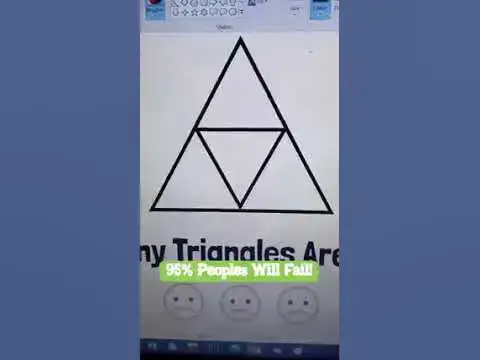 'Video thumbnail for How Many Triangles Are There? | #youtubeshorts #shorts #ytshorts'
