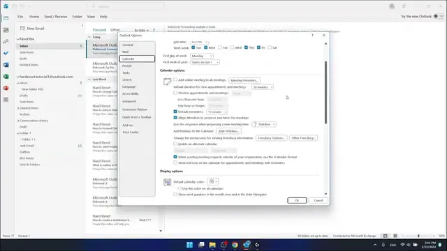 'Video thumbnail for Where to Find Settings in Outlook'