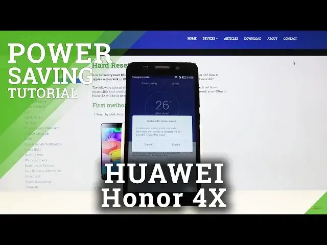 'Video thumbnail for How to Activate Power Saving Mode in HUAWEI Honor 4X – Extend Battery Life'