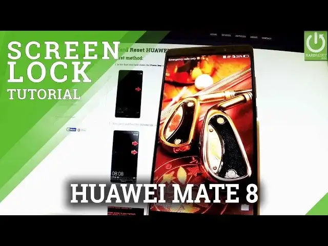 'Video thumbnail for Screen Lock in HUAWEI Ascend Mate 8 - Pattern and Password'