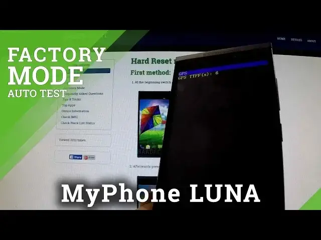'Video thumbnail for Auto Test myPhone Luna - factory mode'