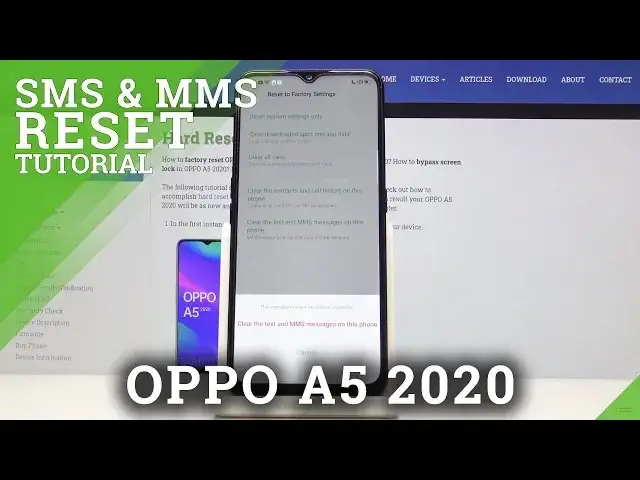 'Video thumbnail for How to Clear Text and MMS Messages in OPPO A5 2020 - Delete Messages History'