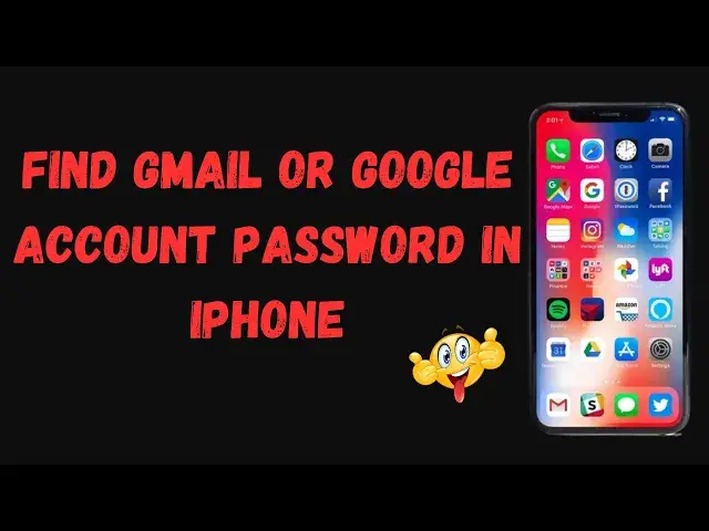 'Video thumbnail for Find Gmail or Google Account Password in iPhone'
