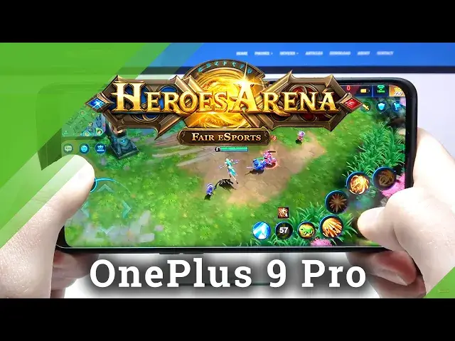 'Video thumbnail for Test Game Heroes Arena on OnePlus 9 Pro | Snapdragon 888 | 8GB RAM | Gameplay - FPS Check'