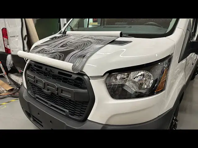 'Video thumbnail for How to order & install custom vinyl graphics for your camper van!'