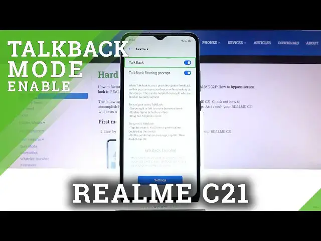 'Video thumbnail for How to Enable Talkback in Realme C21 – Screen Reader Feature'
