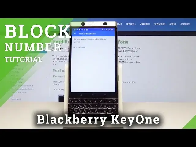 'Video thumbnail for How to Block Number in Blackberry KeyOne - Create Blacklist'