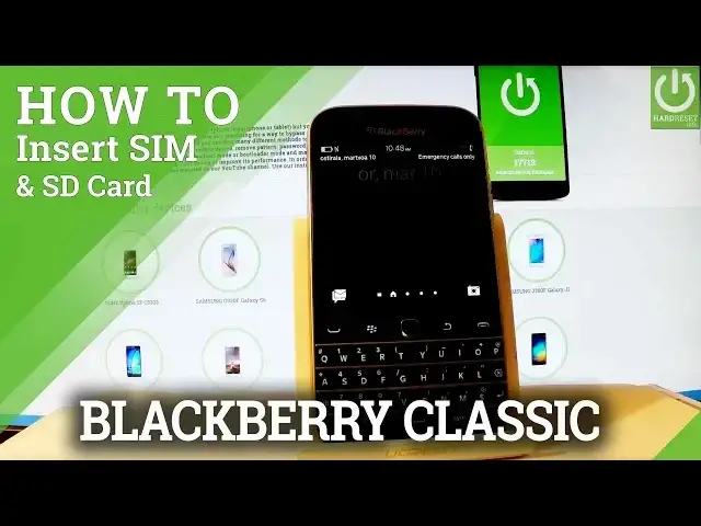 'Video thumbnail for Insert SIM & SD in BLACKBERRY Classic - Install SIM Card / Use Micro SD'