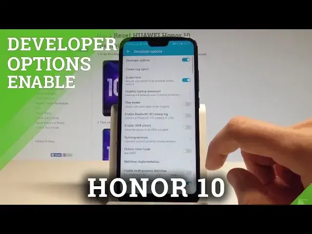 'Video thumbnail for How to Enable Developer Options on Honor 10 - OEM Unlock / USB Debugging |HardReset.Info'