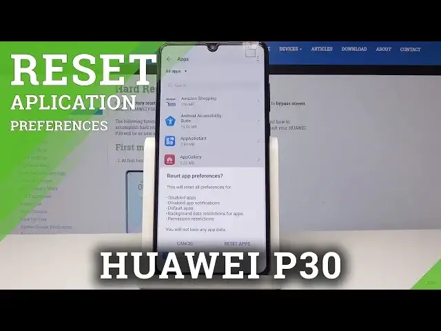 'Video thumbnail for How to Reset App Preferences in Huawei P30 - Default App Settings'