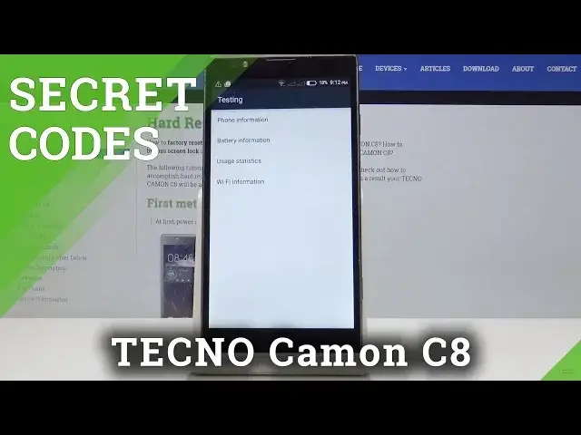 'Video thumbnail for Secret Codes TECNO Camon C8 - Super Features / Useful Modes'