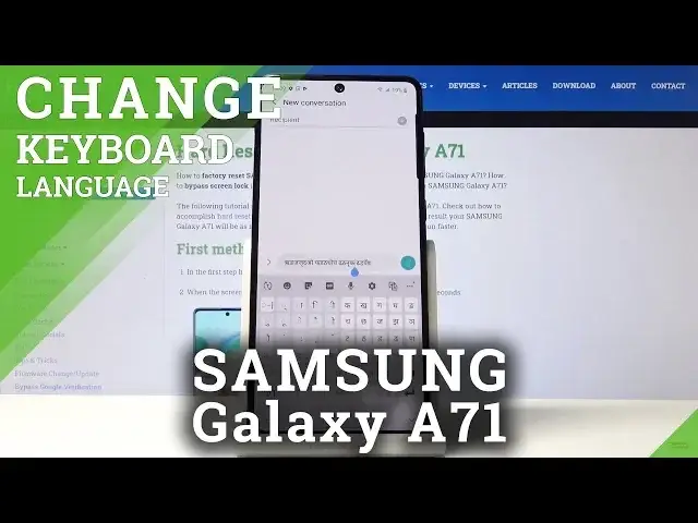 'Video thumbnail for How to Change Keyboard Language in SAMSUNG GALAXY A71 – Swap Dictionary Language'