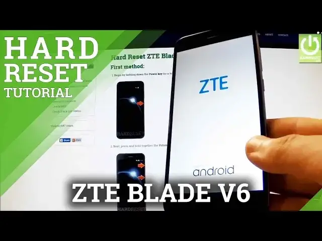'Video thumbnail for Cómo hacer un Hard Reset del ZTE Blade V6 - ZTE Configuración de Fábrica'