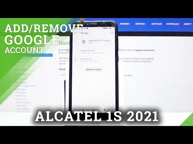 'Video thumbnail for How to Add and Remove Google Account on ALCATEL 1S – Manage Google Users'
