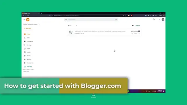 'Video thumbnail for Blogger Tutorial For Beginners 2024 (COMPLETE)'