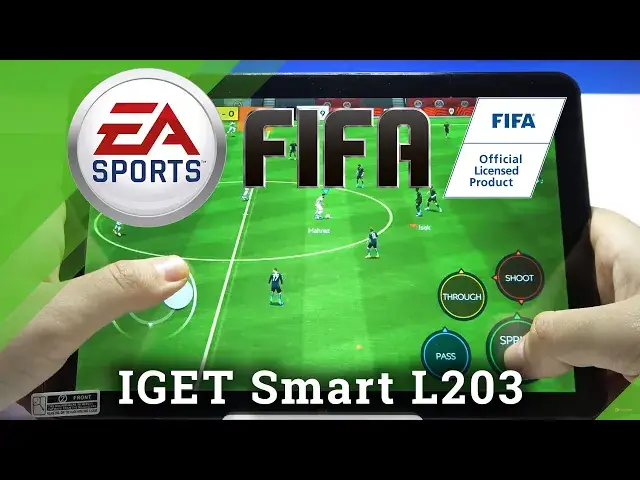 'Video thumbnail for Test Game Fifa Mobile on IGET Smart L203 | SC9863A | 3GB RAM | Gameplay - FPS Check'