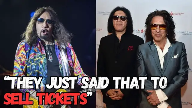 'Video thumbnail for ACE FREHLEY Says He Was Never Called For KISS' Last Show: ‘PAUL And GENE Said That To Sell Tickets’'
