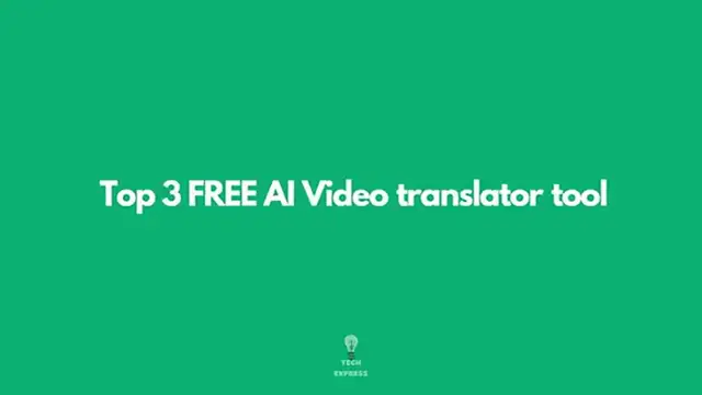 'Video thumbnail for TOP 3 FREE AI Video Translator Tool (No Queuing)'