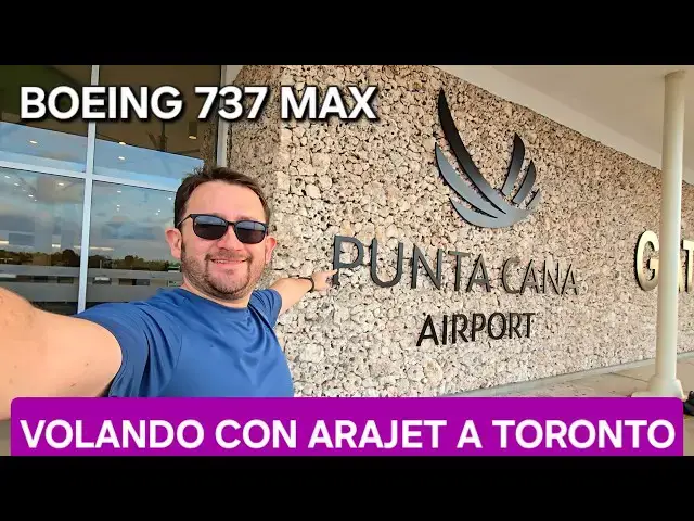 'Video thumbnail for VUELO de PUNTA CANA a TORONTO 😱 | Reporte de Vuelo ARAJET Boeing 737 MAX'