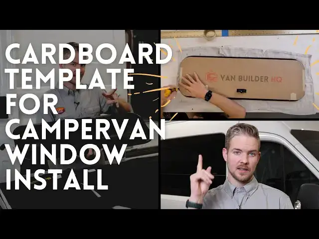 'Video thumbnail for Cardboard Template For Campervan Window Install! (CRL AW1033 Camper Window Edition!)'